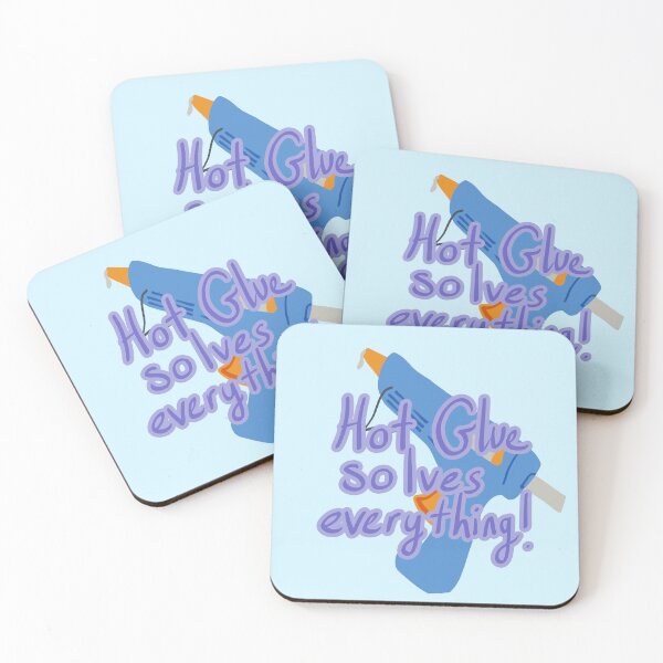 Item preview, Hot Glue solves everything designed and sold by mystmoon92.