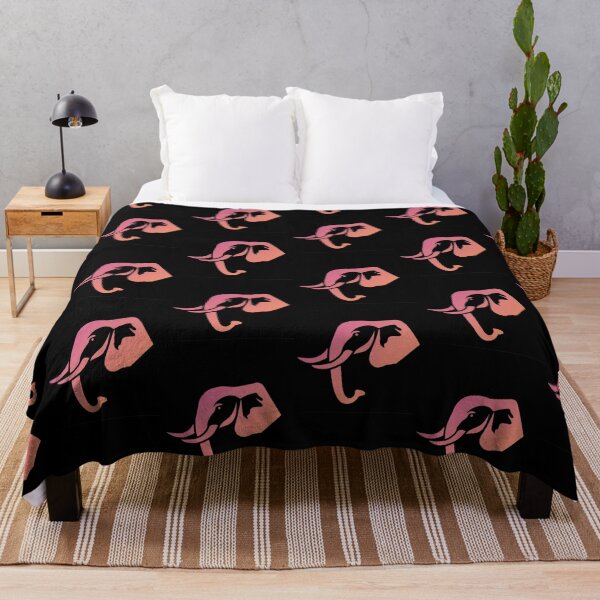Item preview, Pink Elephant  Gradient with Black Background designed and sold by FlippinTurtles.