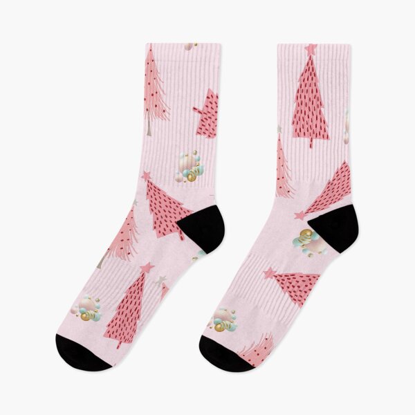 Item preview, Pink Christmas Tree Pattern designed and sold by Coffee Lifestyle.