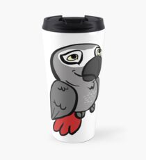 African Grey Congo Peepo Travel Mug