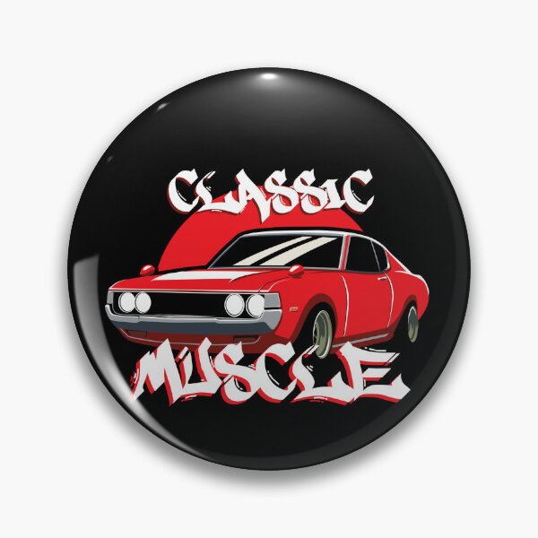 Item preview, MUSCLE RED CAR ILLUSTRATION  designed and sold by Vehiclestore.