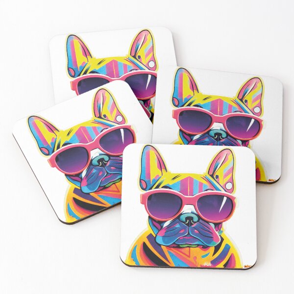 Item preview, French Bulldog With Sunglasses In Graffiti Design #3 designed and sold by theunknownart.