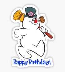 Frosty: Happy Birthday! Sticker