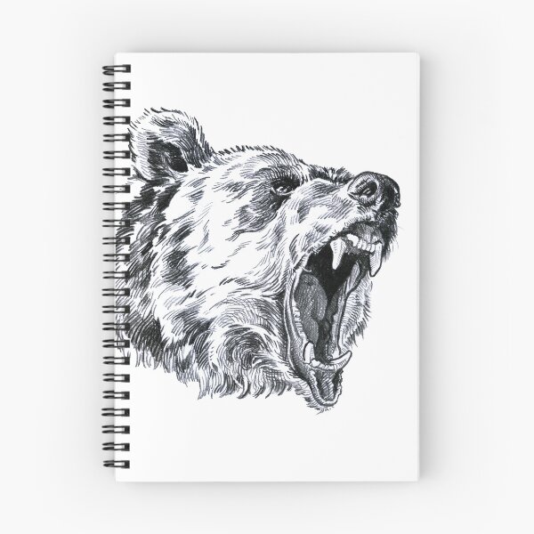 Item preview, Roaring bear head designed and sold by SakalDesign.