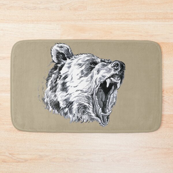 Item preview, Roaring bear head designed and sold by SakalDesign.