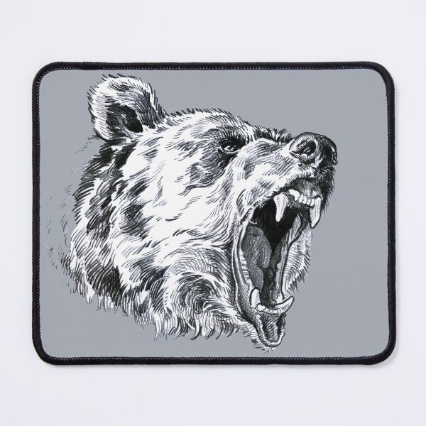 Item preview, Roaring bear head designed and sold by SakalDesign.