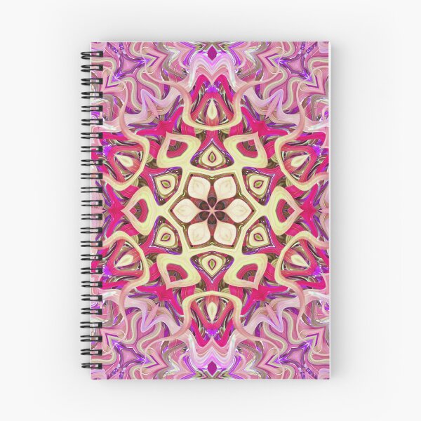 Item preview, Boho Vibes Abstract Kaleidoscope Maximalism Hippie Style Eclectic Mix of Lilac Pink Cream 13 of 16 designed and sold by Beachy.
