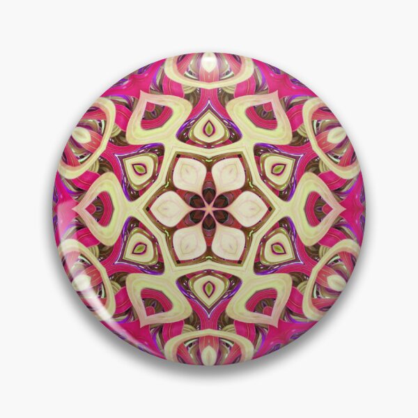 Item preview, Boho Vibes Abstract Kaleidoscope Maximalism Hippie Style Eclectic Mix of Lilac Pink Cream 13 of 16 designed and sold by Beachy.
