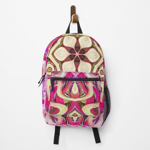 Item preview, Boho Vibes Abstract Kaleidoscope Maximalism Hippie Style Eclectic Mix of Lilac Pink Cream 13 of 16 designed and sold by Beachy.
