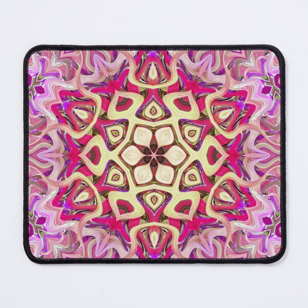Item preview, Boho Vibes Abstract Kaleidoscope Maximalism Hippie Style Eclectic Mix of Lilac Pink Cream 13 of 16 designed and sold by Beachy.