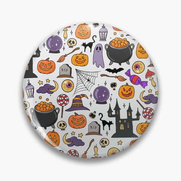 Item preview, Wallpaper with icons of Halloween designed and sold by JAG2B.