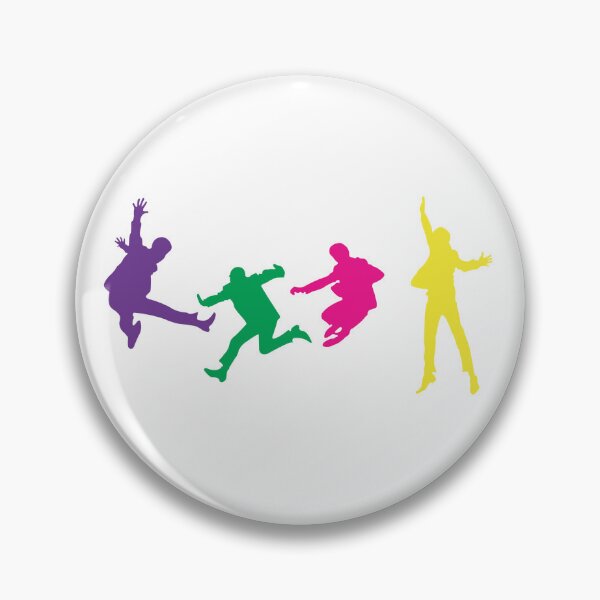 Item preview, Fab 4 jump silhouettes colour designed and sold by Beatlesgame.
