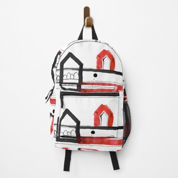 Item preview, Red, Black Houses No.: 03 "Paper Drawings/Paintings"  designed and sold by Istvan Ocztos.