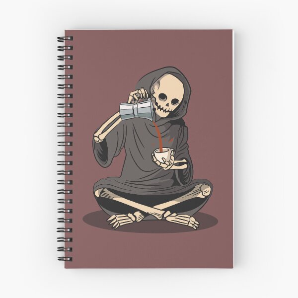 Item preview, Grim Reaper having coffee designed and sold by samwash.