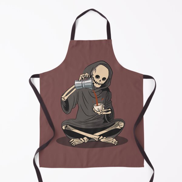 Item preview, Grim Reaper having coffee designed and sold by samwash.