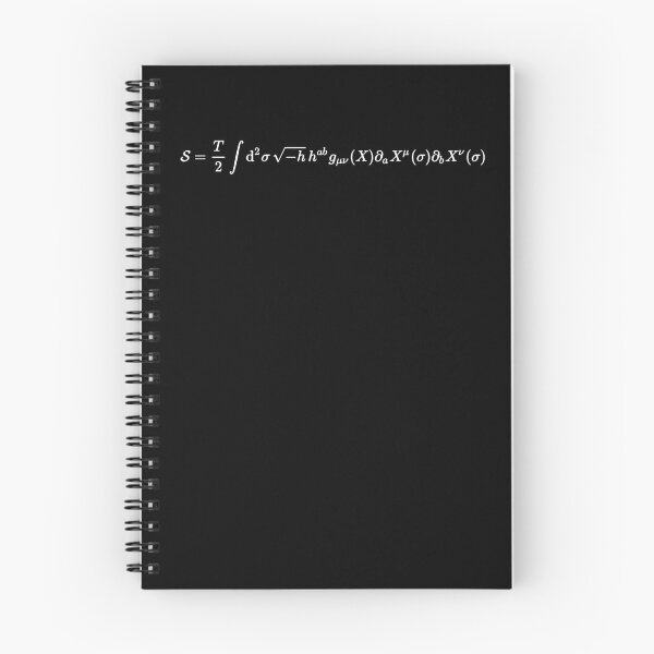 Item preview, Polyakov action of string theory, string theory and physics designed and sold by NoetherSym.