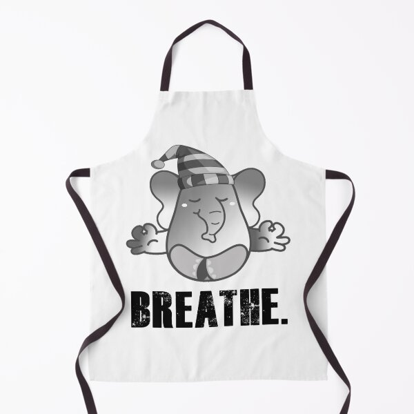 Item preview, Cute Elephant Teaching Meditation - Breathe designed and sold by my-green-gecko.
