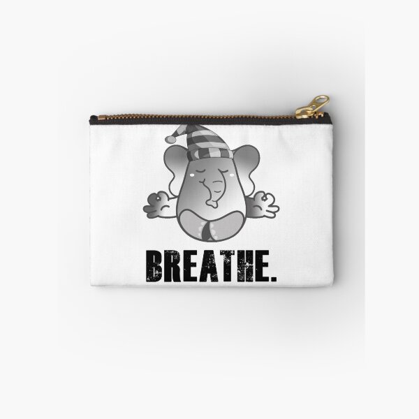 Item preview, Cute Elephant Teaching Meditation - Breathe designed and sold by my-green-gecko.