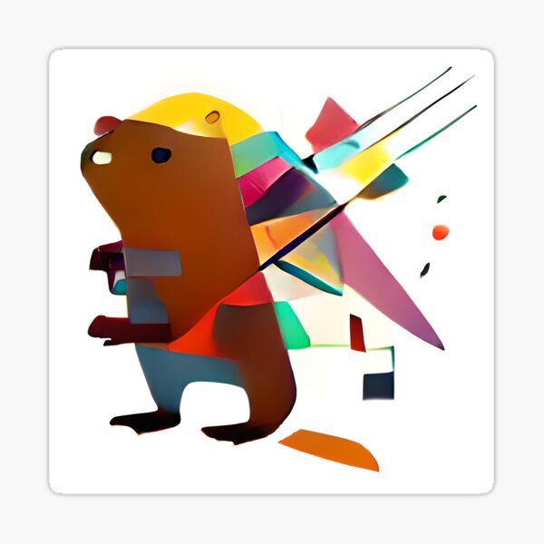 Animals collection - beaveresque Sticker