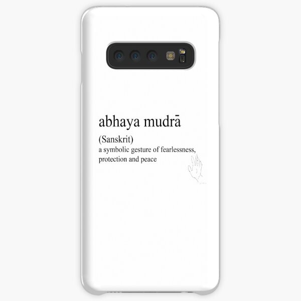 abhaya mudra-(Sanskrit)- statement tees & accessories Samsung Galaxy Snap Case