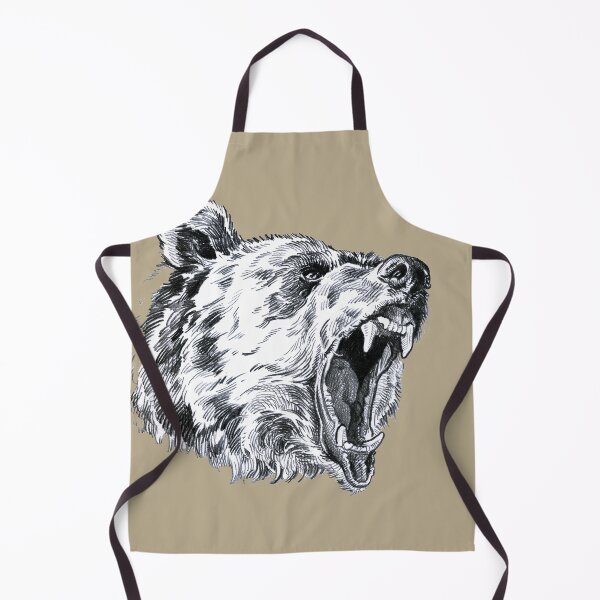 Item preview, Roaring bear head designed and sold by SakalDesign.