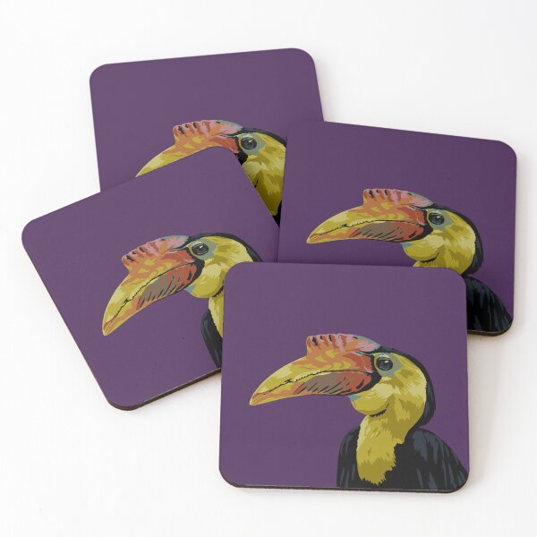 Item preview, Wrinkled Hornbill Portrait designed and sold by GeoCreate.
