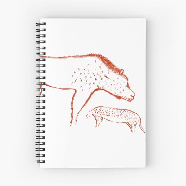 Item preview, Prehistoric cave painting of a bear and jaguar from Chauvet Cave designed and sold by archbestos.