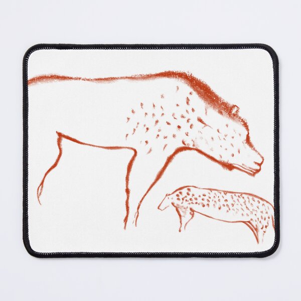 Item preview, Prehistoric cave painting of a bear and jaguar from Chauvet Cave designed and sold by archbestos.