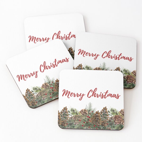 Item preview, Merry Christmas Pine Cones and Pine designed and sold by OByD.