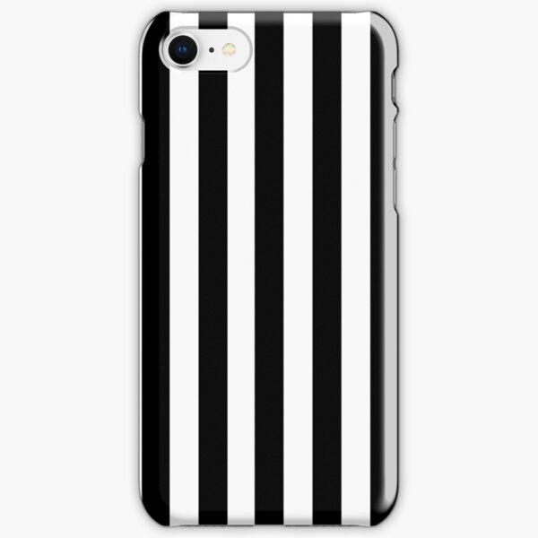 Black White Stripe Bedspread iPhone Snap Case