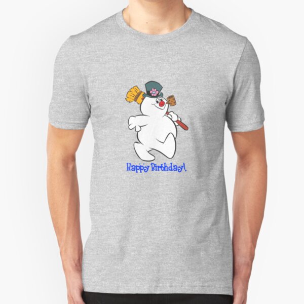 Frosty: Happy Birthday! Slim Fit T-Shirt