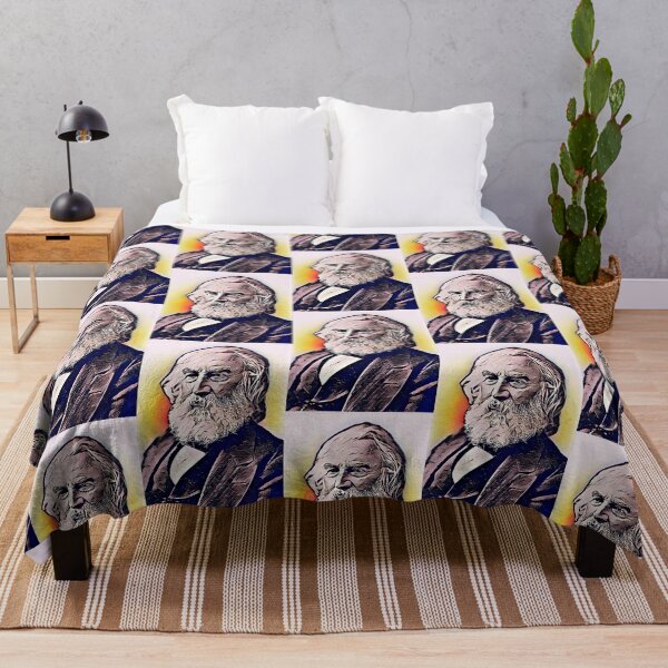 Item preview, Henry Wadsworth Longfellow Artwork | Henry Wadsworth Longfellow Portrait | Henry Wadsworth Longfellow Wall Art  designed and sold by Suyogsonar25.