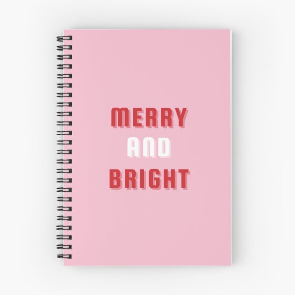 Item preview, Merry and Bright, Pink Christmas Art, Holiday Modern Decor designed and sold by Magic Love Art Print.