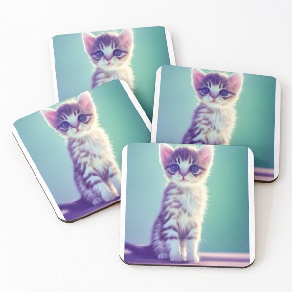 Item preview, Cute cat kitten pet portrait sunlight designed and sold by AnimalArtPhotos.