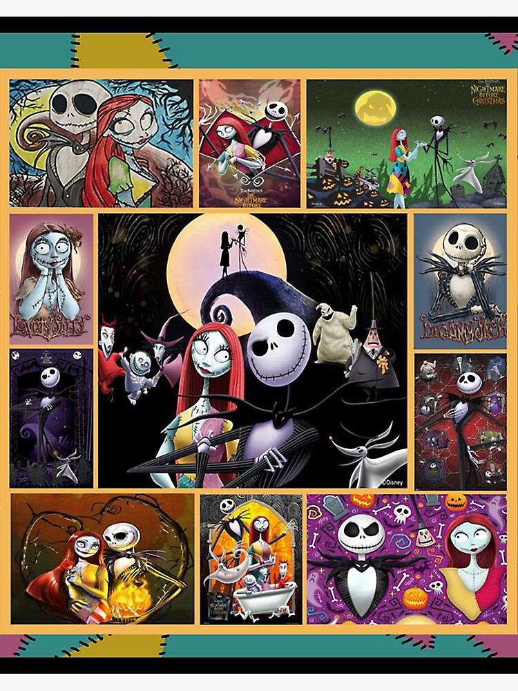 Nightmare Before Christmas Jack's Art Board Print for Sale by Jiesnahn78