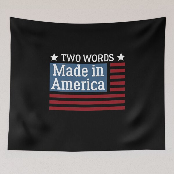 Item preview, TWO WORDS MADE IN AMERICA  designed and sold by Raiko-art.