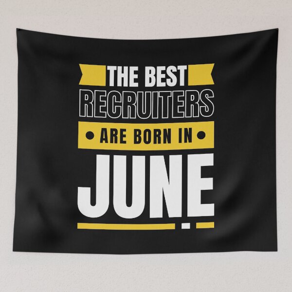 Item preview, The Best Recruiters are born in June Gemini Cancer designed and sold by Recruiter-Love.