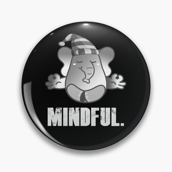 Item preview, Cute Elephant Teaching Mindfulness Meditation designed and sold by my-green-gecko.