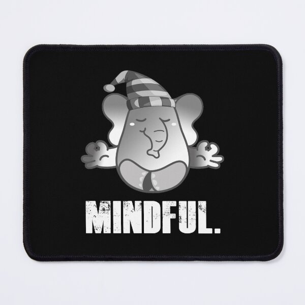 Item preview, Cute Elephant Teaching Mindfulness Meditation designed and sold by my-green-gecko.