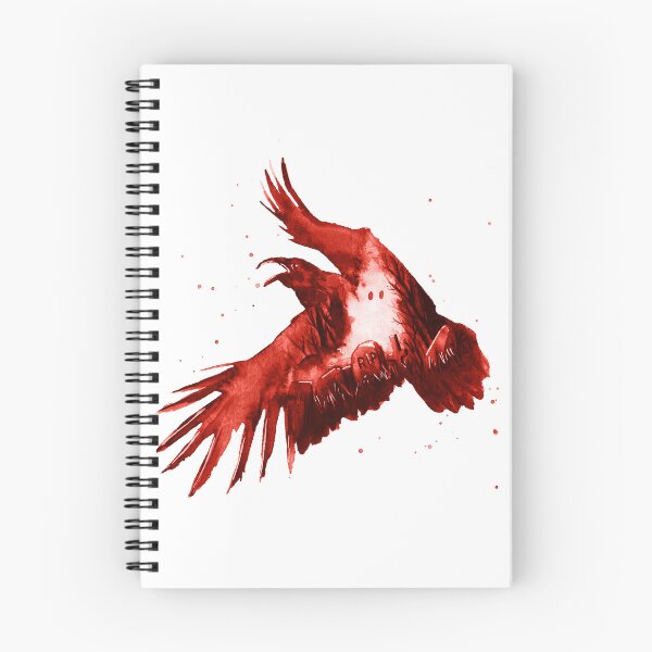 Item preview, Spooky Raven Red designed and sold by Jana Šlesaríková.