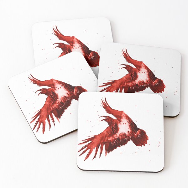 Item preview, Spooky Raven Red designed and sold by Jana Šlesaríková.