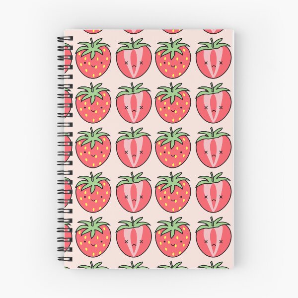 Item preview, Kawaii sliced strawberries designed and sold by Fillies.
