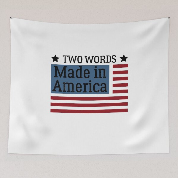 Item preview, TWO WORDS MADE IN AMERICA  designed and sold by Raiko-art.