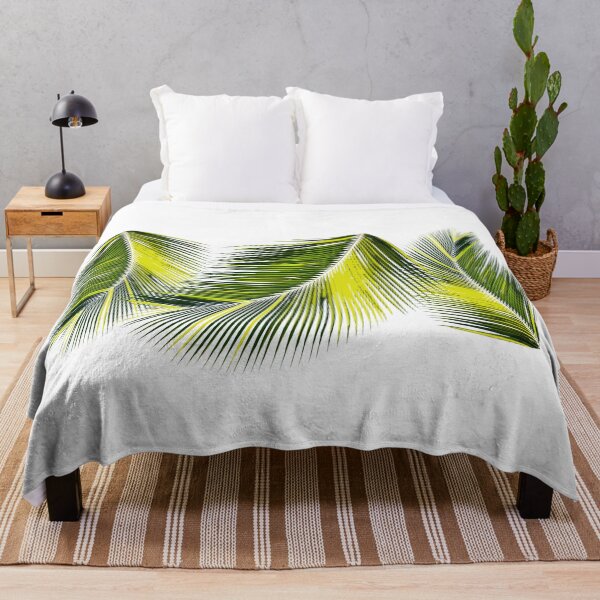 Item preview, Palm leaves tropical design designed and sold by Happyoninside.
