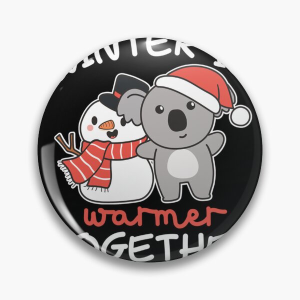 Item preview, Koala Winter Is Warmer Together Snowman Snow Long Sleeve T-Shirt designed and sold by BurgmeierDrake.