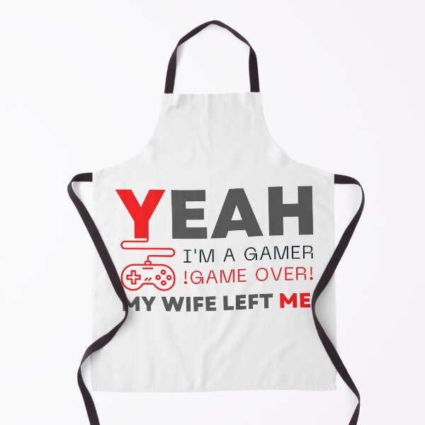 Item preview, Yeah I'm A Gamer My Wife Left Me designed and sold by MokonoKokoro.
