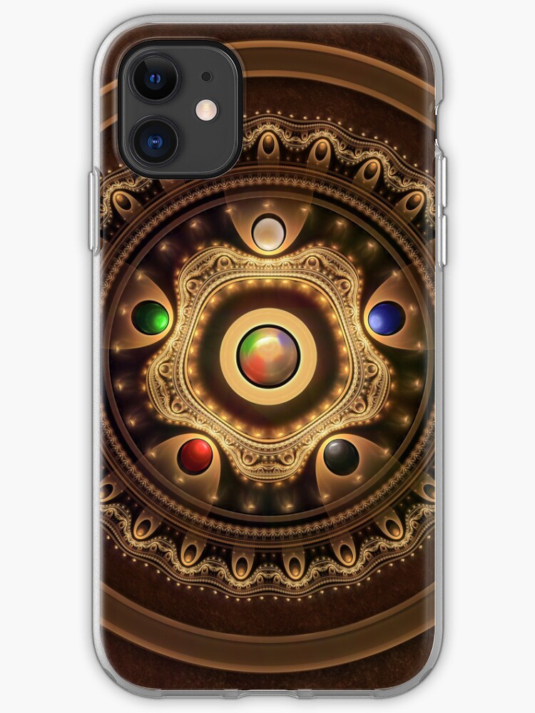 Beautiful Corded Leather Turquoise Fractal Bangles iphone 11 case Beautiful Corded Leather Turquoise Fractal Bangles iphone 11 case