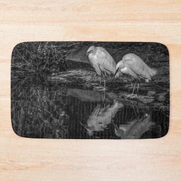Item preview, Little Egrets Reflecting In The Pond designed and sold by axp7884.