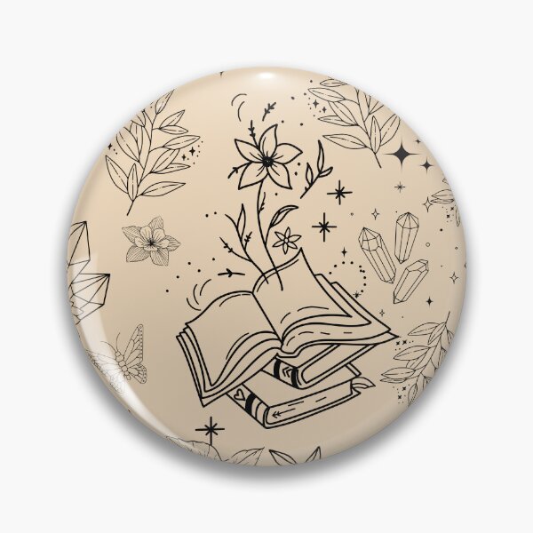 Item preview, Flowery Books And Tea Pattern designed and sold by Vimbuy.