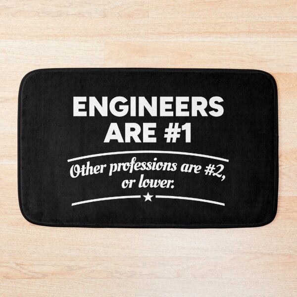 Item preview, Engineers are number 1. Other professions are number 2, or lower. designed and sold by redacteddesign.